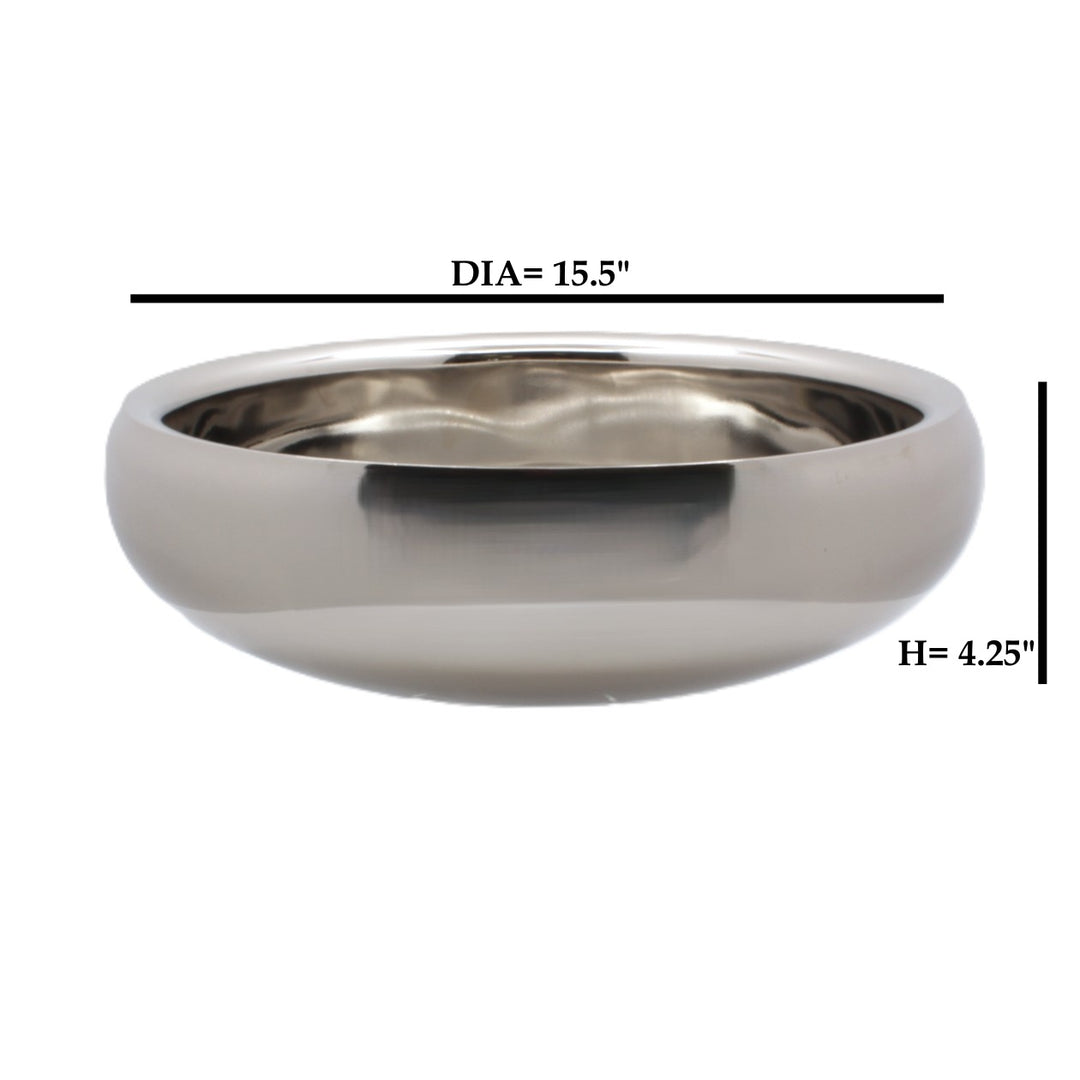 Round Bowl | Double wall | Stainless Steel | Mirror Finish