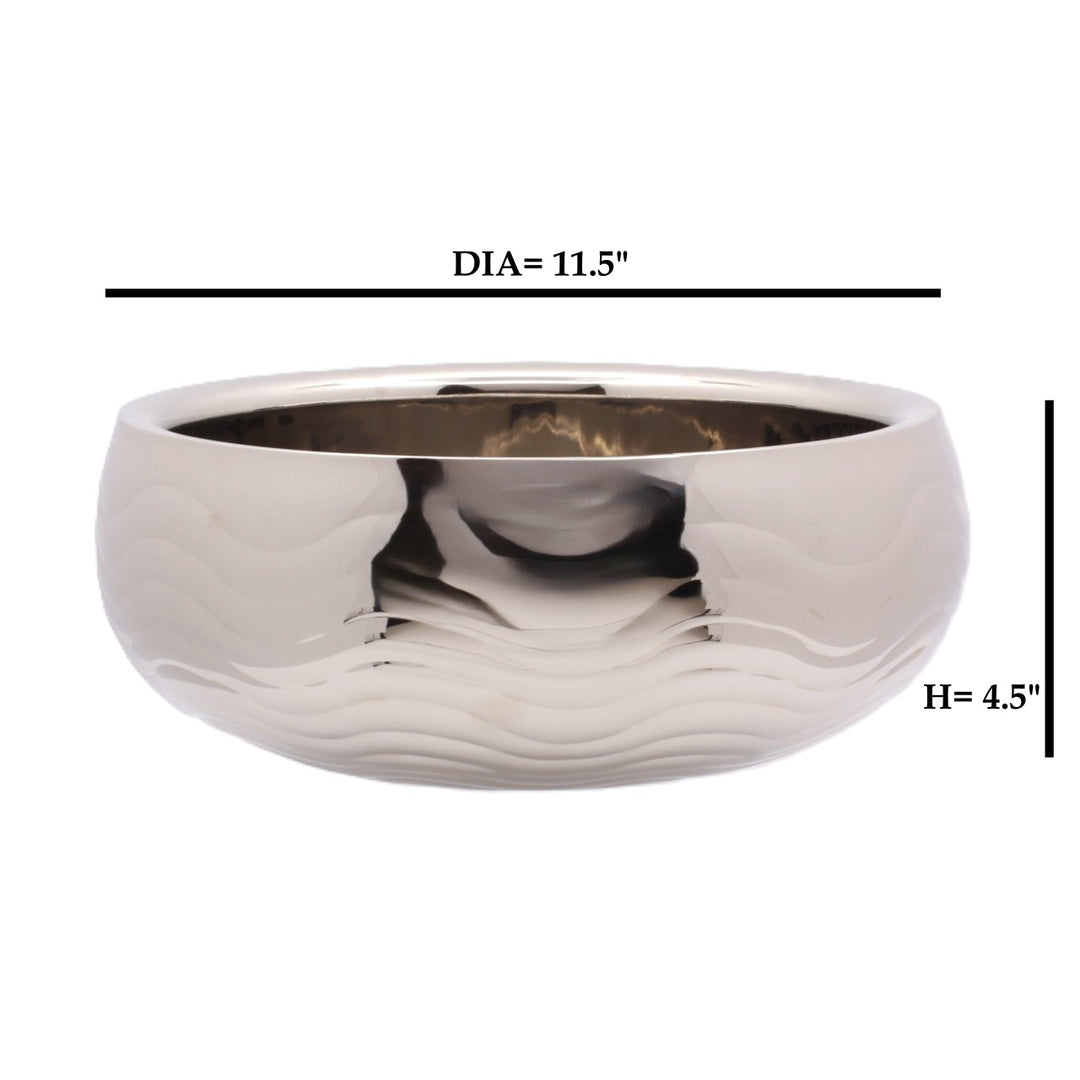 Round Serving Bowl | Double Wall | Stainless Steel