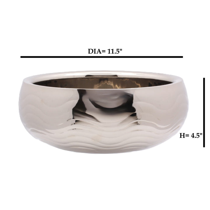 Round Serving Bowl | Double Wall | Stainless Steel