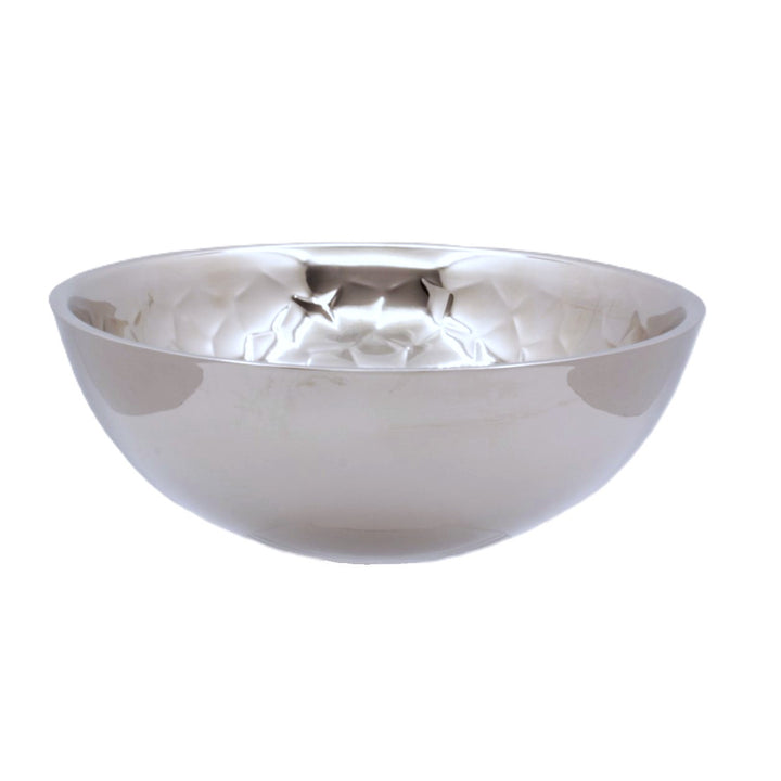 Round Bowl | Double Wall | Stainless Steel | Ice Pattern