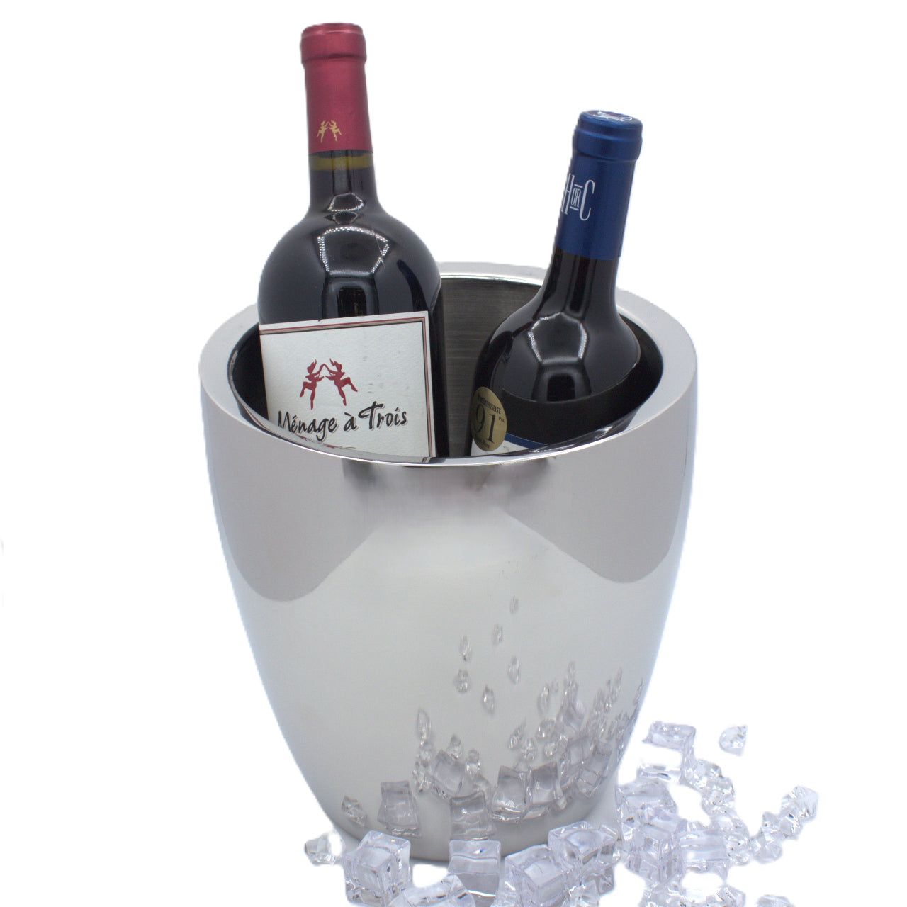 Ice Bucket | Double wall | Stainless Steel | Mirror Finish