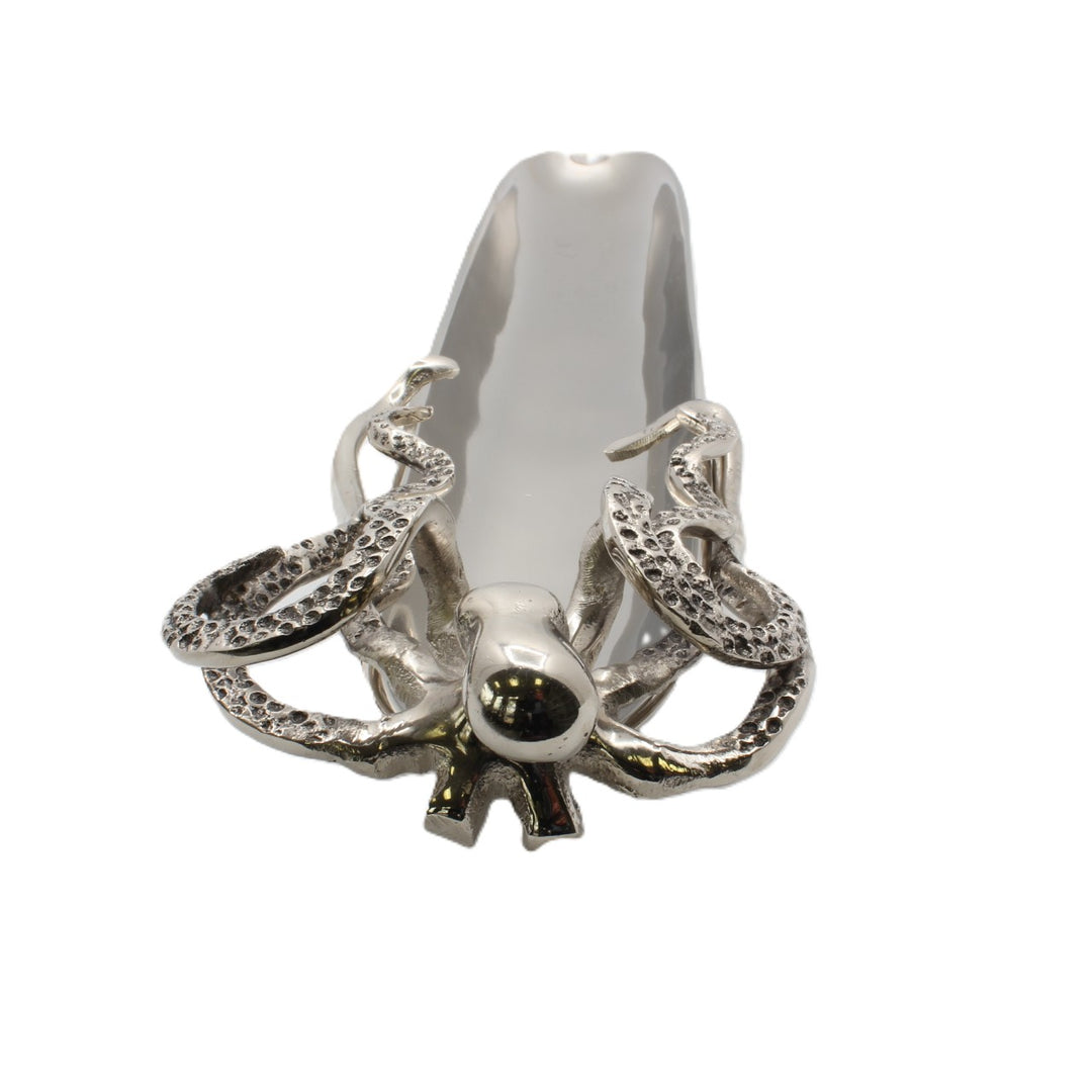 Silver serving with octopus design | Aluminum | 310008