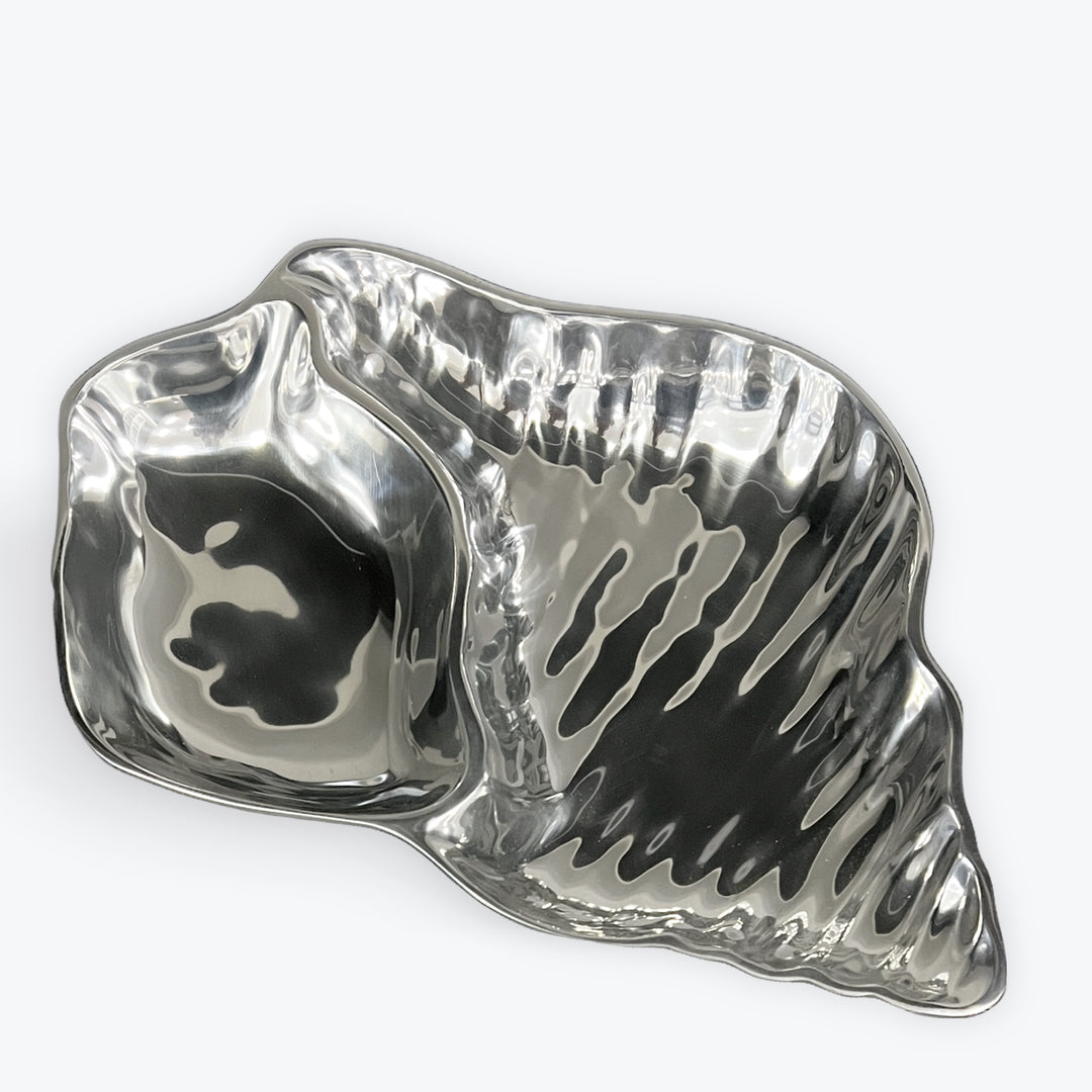 Wilton Armetale Sea Shell Chip and Dip Server /284095