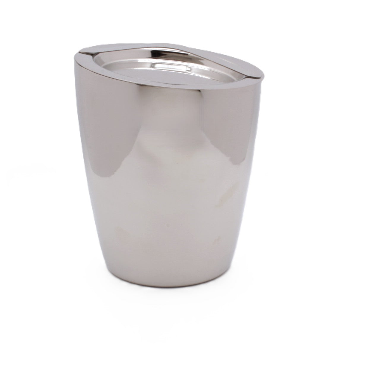 Slant Ice Bucket | Double wall | Stainless Steel | Ice Pattern
