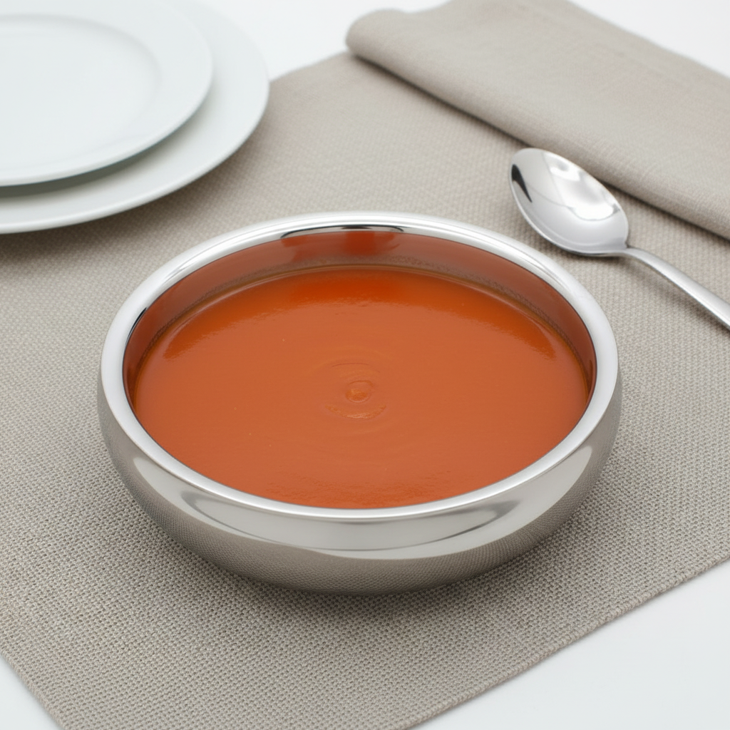 Round Bowl | Double wall | Stainless Steel | Mirror Finish