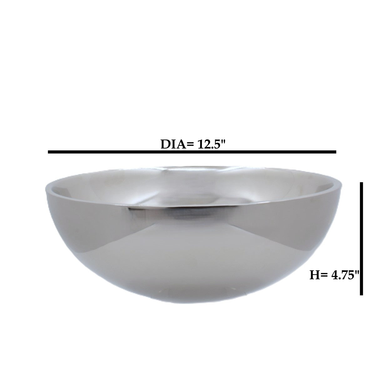 Round Bowl | Stainless Steel | Double Wall