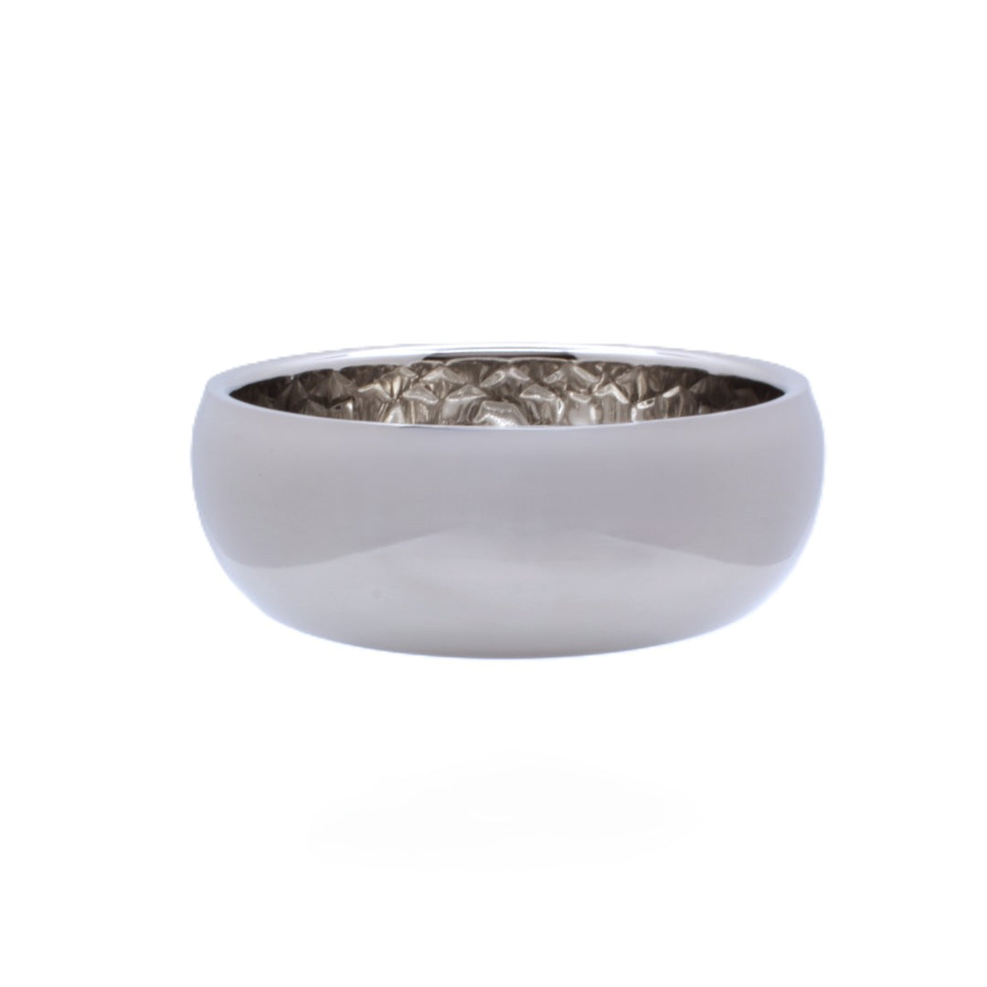 Round Bowl | Double Wall | Stainless Steel | Ice Pattern 