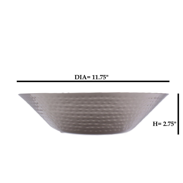 Round Serving Bowl | Double Wall | Stainless Steel