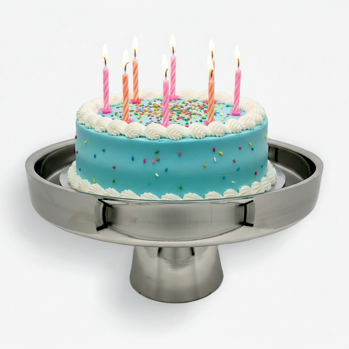 Cake Stand | Double Wall | Stainless Steel | 300002