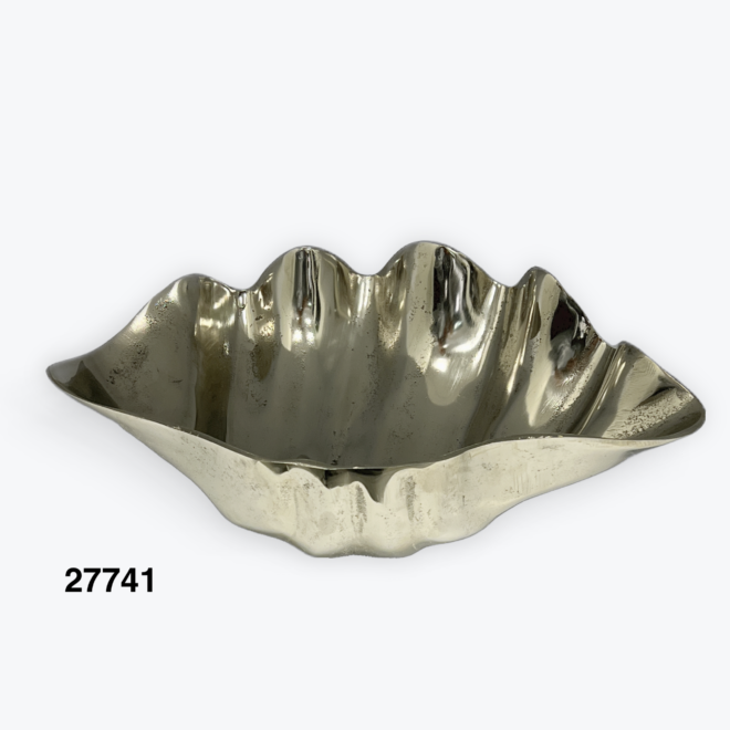 Decorative Oyster Shell Bowl Silver/27741