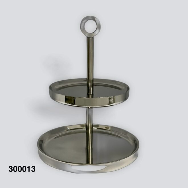 Double wall Cake stand two level/300013