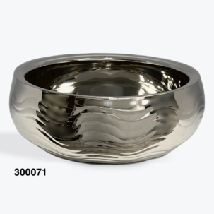 Belly Shape Bowl/ Wave Design/ 20 CM/ 300071