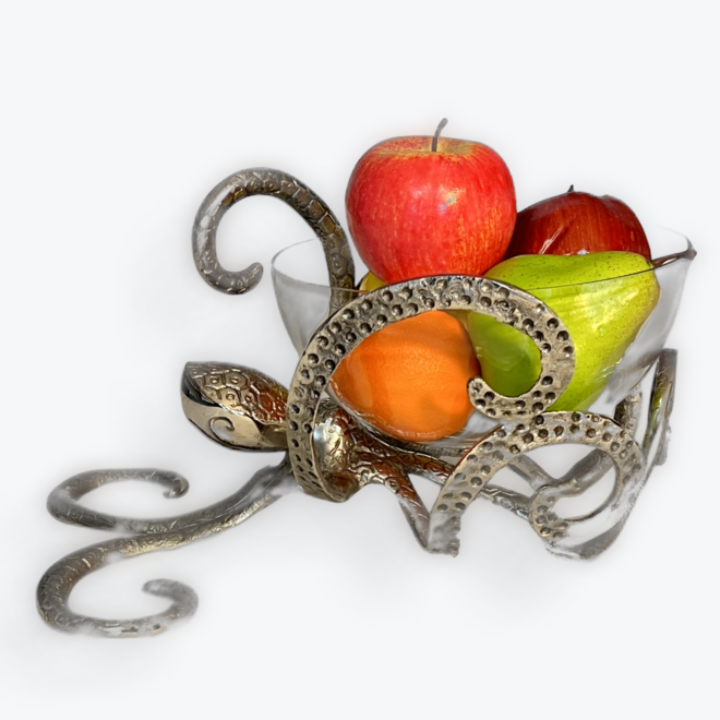 Octopus with glass bowl/ 310010 - Image 4