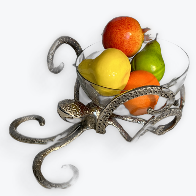 Octopus with glass bowl/ 310010 - Image 3