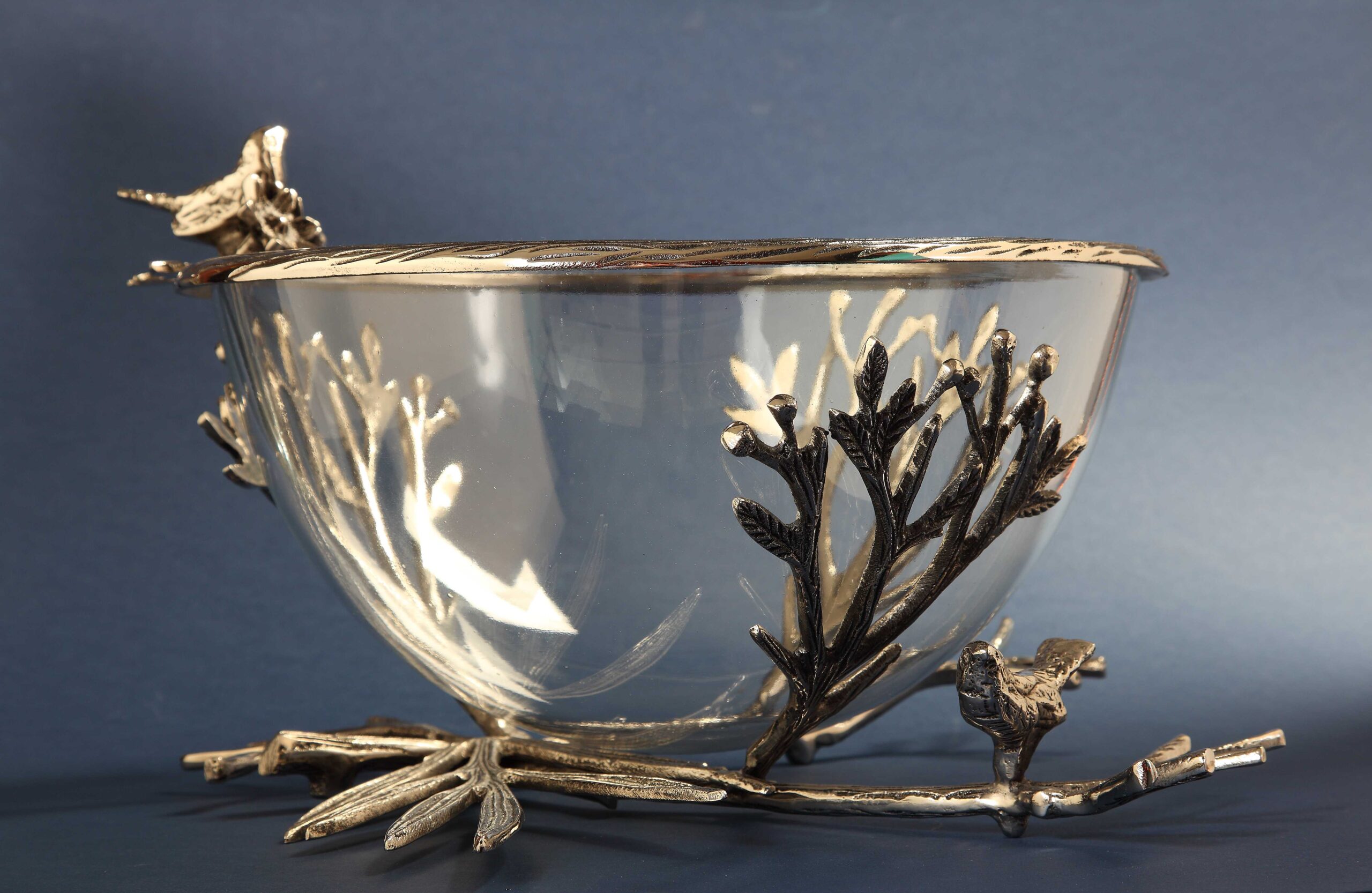 Large glass bowl/ Bird Collection/ 440235