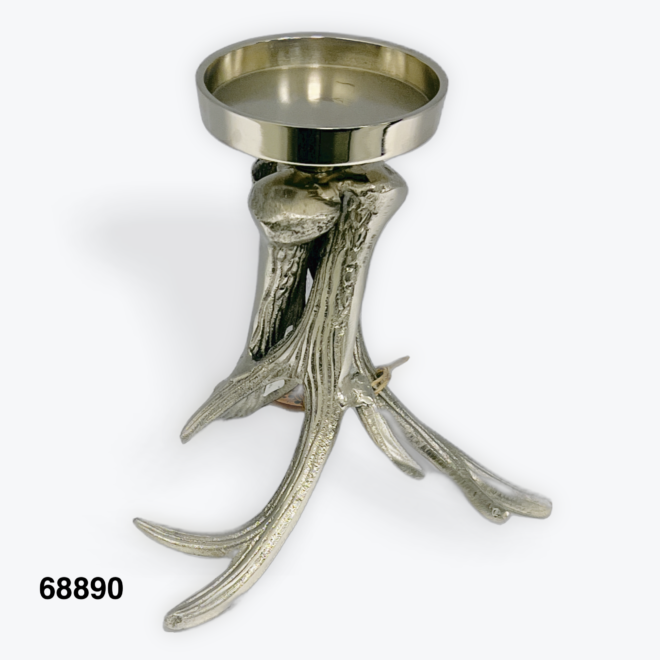 Aluminum Antler horn candle holder /68890