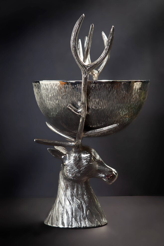 Deer Server Center Piece/ Deer Collection/ 440299 - Image 2